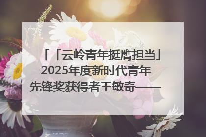 「云岭青年挺膺担当」2025年度新时代青年先锋奖获得者王敏奇——澜沧江上好渔人