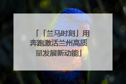 「兰马时刻」用奔跑激活兰州高质量发展新动能