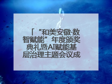 “和美安徽·数智赋能”年度颁奖典礼暨AI赋能基层治理主题会议成功举办