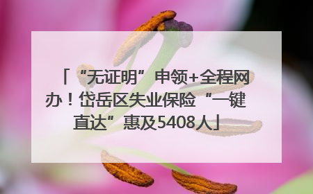 “无证明”申领+全程网办！岱岳区失业保险“一键直达”惠及5408人