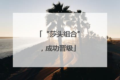 “莎头组合”，成功晋级