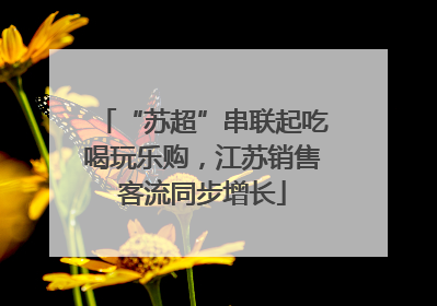 “苏超”串联起吃喝玩乐购，江苏销售客流同步增长