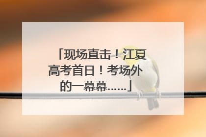 现场直击！江夏高考首日！考场外的一幕幕……