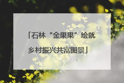 石林“金果果”绘就乡村振兴共富图景