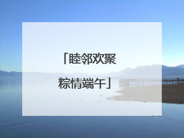睦邻欢聚 粽情端午