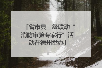 省市县三级联动“消防审验专家行”活动在德州举办