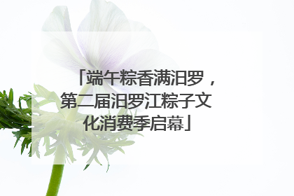 端午粽香满汨罗，第二届汨罗江粽子文化消费季启幕