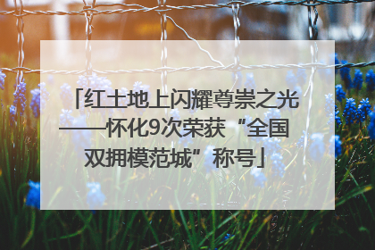红土地上闪耀尊崇之光——怀化9次荣获“全国双拥模范城”称号