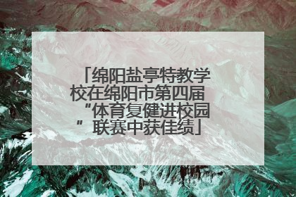 绵阳盐亭特教学校在绵阳市第四届“体育复健进校园”联赛中获佳绩