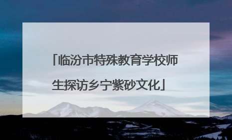临汾市特殊教育学校师生探访乡宁紫砂文化