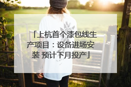上杭首个漆包线生产项目：设备进场安装 预计下月投产