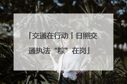 交通在行动丨日照交通执法“粽”在岗