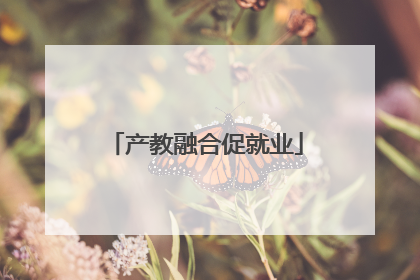 产教融合促就业