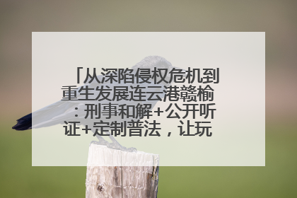 从深陷侵权危机到重生发展连云港赣榆：刑事和解+公开听证+定制普法，让玩具公司回到正轨