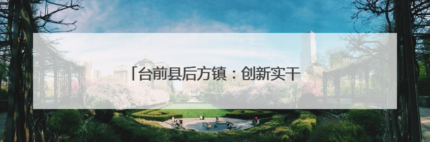 台前县后方镇：创新实干奏响招商引资“强音”