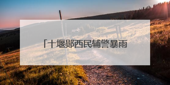 十堰郧西民辅警暴雨中奋力守护群众家园