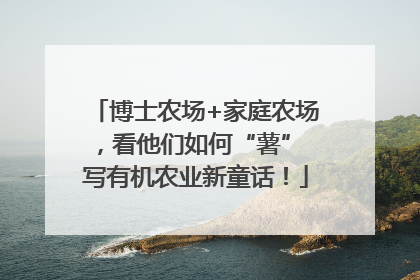 博士农场+家庭农场，看他们如何“薯” 写有机农业新童话！