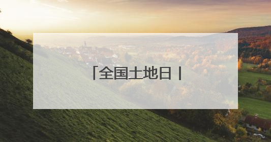 全国土地日丨严守耕地红线！田长这样说→