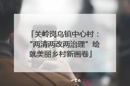 关岭岗乌镇中心村：“两清两改两治理”绘就美丽乡村新画卷