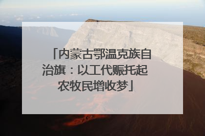 内蒙古鄂温克族自治旗：以工代赈托起农牧民增收梦