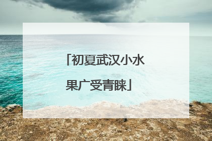 初夏武汉小水果广受青睐