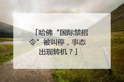 哈佛“国际禁招令”被叫停，事态出现转机？