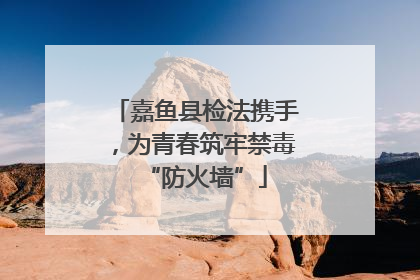 嘉鱼县检法携手，为青春筑牢禁毒“防火墙”