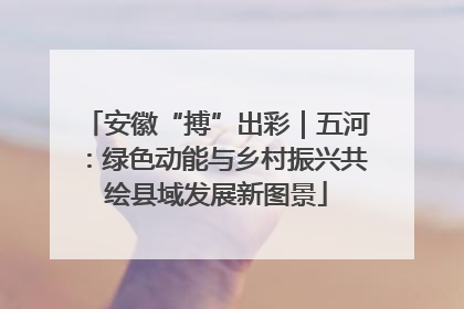 安徽“搏”出彩｜五河：绿色动能与乡村振兴共绘县域发展新图景