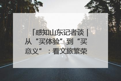 感知山东记者谈｜从“买体验”到“买意义”：看文旅繁荣背后的幸福新定义