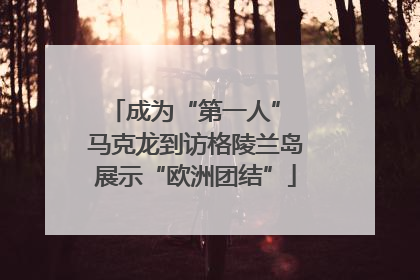成为“第一人” 马克龙到访格陵兰岛展示“欧洲团结”