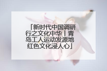 新时代中国调研行之文化中华丨青岛工人运动发源地红色文化浸人心