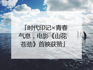 时代印记×青春气息，电影《山花苍劲》首映获赞