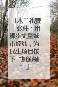 木兰礼赞｜张伟：用脚步丈量城市经纬，为民生项目按下“加速键”