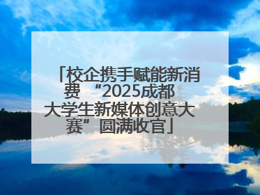 校企携手赋能新消费 “2025成都大学生新媒体创意大赛”圆满收官