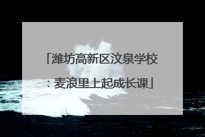 潍坊高新区汶泉学校：麦浪里上起成长课