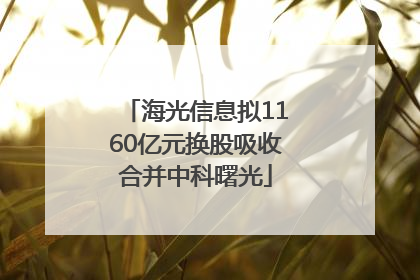 海光信息拟1160亿元换股吸收合并中科曙光