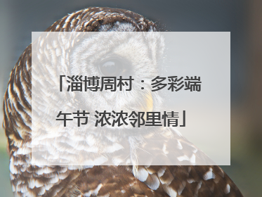 淄博周村：多彩端午节 浓浓邻里情