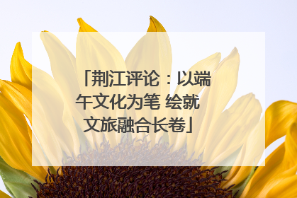 荆江评论：以端午文化为笔 绘就文旅融合长卷