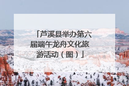 芦溪县举办第六届端午龙舟文化旅游活动（图）