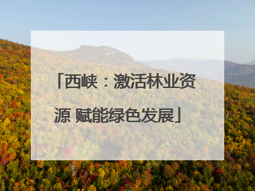 西峡：激活林业资源 赋能绿色发展