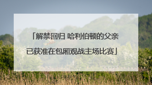 解禁回归 哈利伯顿的父亲已获准在包厢观战主场比赛