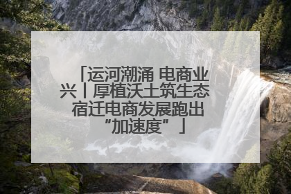 运河潮涌 电商业兴丨厚植沃土筑生态 宿迁电商发展跑出“加速度”
