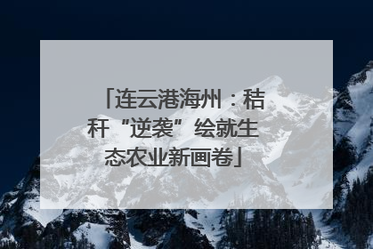 连云港海州：秸秆“逆袭”绘就生态农业新画卷