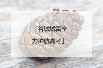 谷城城管全力护航高考