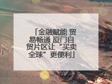 金融赋能 贸易畅通 厦门自贸片区让“买卖全球”更便利
