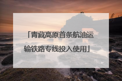 青藏高原首条航油运输铁路专线投入使用