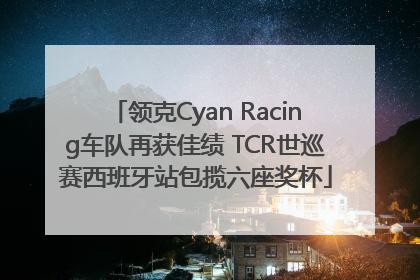 领克Cyan Racing车队再获佳绩 TCR世巡赛西班牙站包揽六座奖杯
