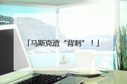 马斯克遭“背刺”！