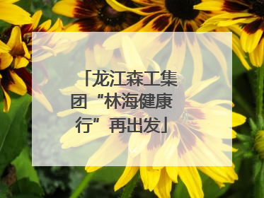 龙江森工集团“林海健康行”再出发