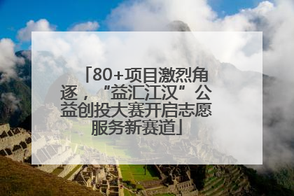 80+项目激烈角逐，“益汇江汉”公益创投大赛开启志愿服务新赛道